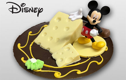 Plato quesos Mickey